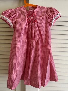 Charming Mary Red Gingham Dress (3T)